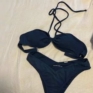 Become navy blue swimsuit